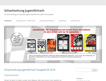 Tablet Screenshot of jugendschach.com